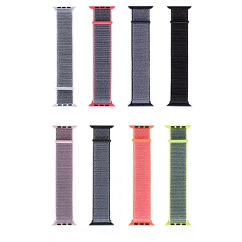 

Odog 2018 Sport loop for apple watch series 4 3 2 1 band reflective strap for iwatch double-layer woven nylon breathable