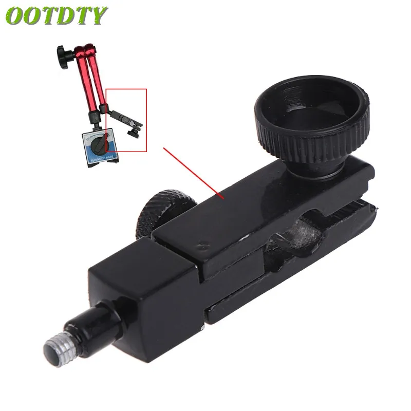 

OOTDTY Metal Gimbal Fine Adjustable Swivel Magnetic Base Holder Lever Dial Indicator Part Accessories
