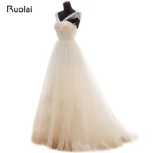 Real Image Elegant Tulle Wedding Dresses Handmade Flowers Beaded Long Bridal Gown Wedding Party Dress Vestido de Novia ASAF30