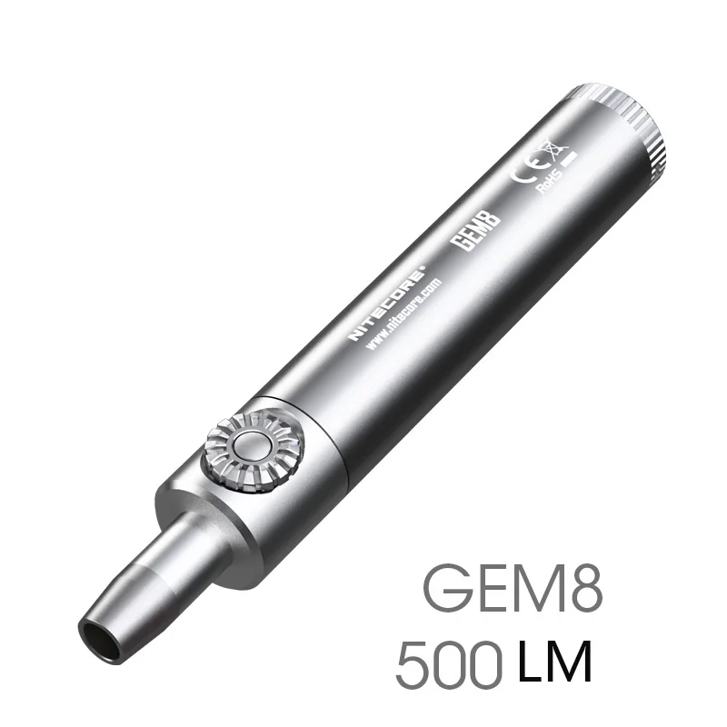 NITECORE GEM8 GEM8UV GEM10 GEM10UV ювелир легкие 800LM CREE XP-L HI V3 светодиодный фонарь с 18650 Батарея - Испускаемый цвет: GEM8