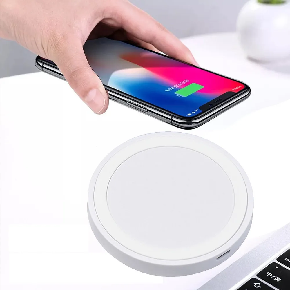 Wireless Chargers Ultra-thin Qi Wireless Charger Power Charging Pad For Iphone XS / XS Max / XR Chargeur Induction Voiture#20