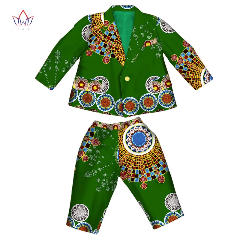 2017 Африканский Костюмы 2 предмета Дашики традиционные осенняя одежда для мальчиков; африка печати блейзер для мальчиков комплект Костюмы