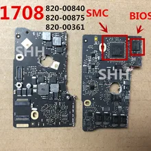 Лет 820-00875-A 820-00875 820-00840 820-00875 дефектная Логическая плата для ремонта A1708 SMC