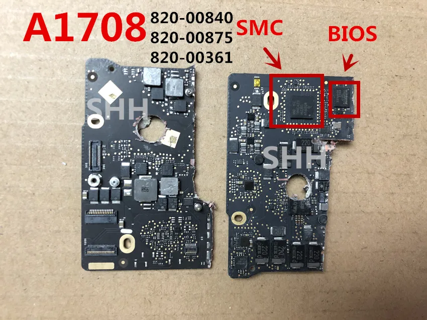 

2016 years 820-00875-A 820-00875 820-00840 820-00875 defective logic board for A1708 repair SMC