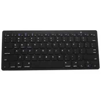 

Ultra-slim Wireless Keyboard Bluetooth 3.0 For IPad/iPhone Series/Mac Book/Samsung Phones/PC Computer Black