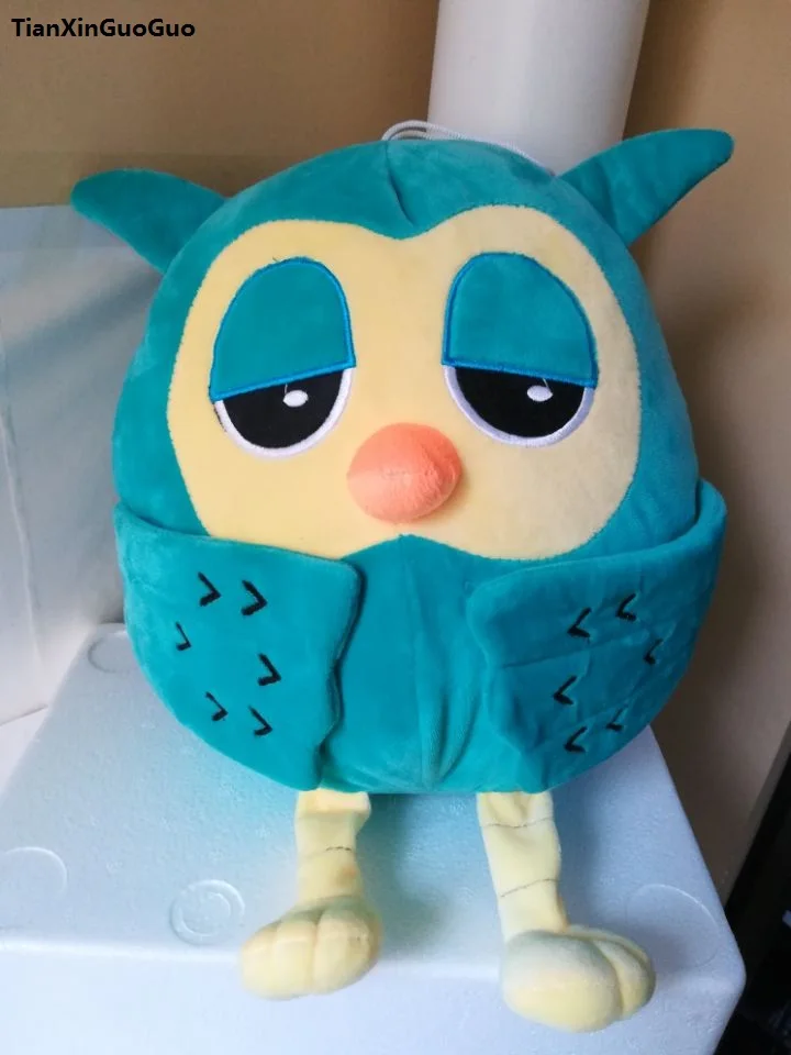 about 40cm cute green owl plush toy soft doll throw pillow birthday gift s1926in Stuffed