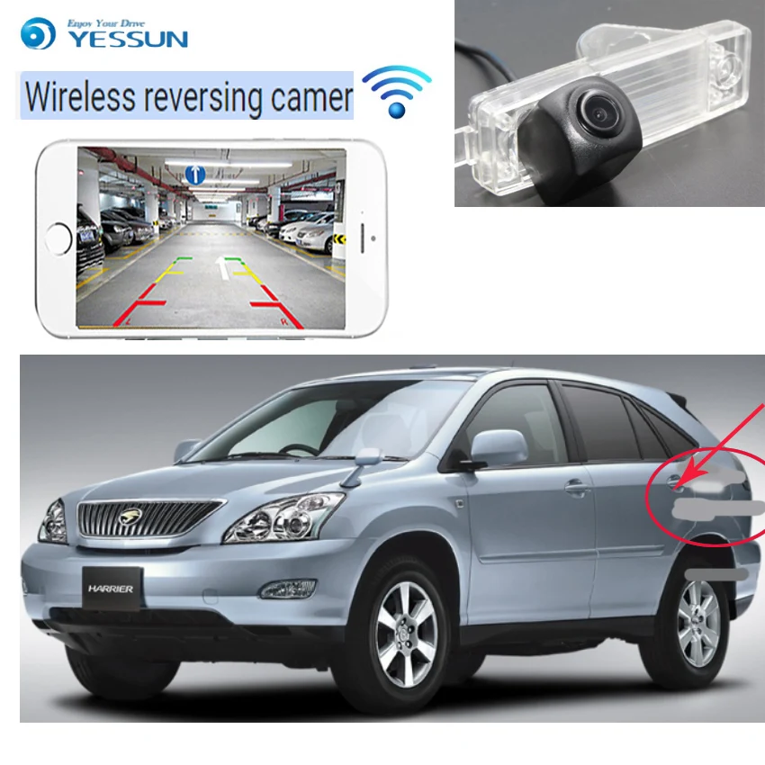 

YESSUN For Toyota Harrier XU10 1998~2003 car new hd backup Camera CCD Night Vision Reverse License Plate camera