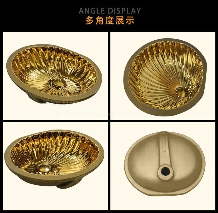 gold under sinks