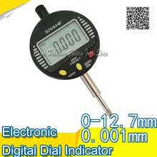 SHAHE 0-12,7 мм 0,001 мм Высокая точность электронный цифровой микрон индикатор 0,001 мм цифровые индикаторы