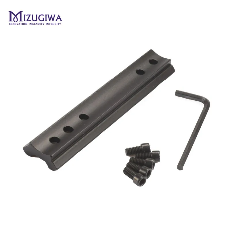 MIZUGIWA التكتيكية مسامير منحنى 20 ملليمتر ويفر السكك الحديدية جبل تحويل قاعدة Picatinny ل تثبيت بندقية نطاق مصباح يدوي MIZUGIWA التكتيكية مسامير منحنى 20 ملليمتر ويفر السكك الحديدية جبل تحويل قاعدة Picatinny ل تثبيت بندقية نطاق مصباح يدوي