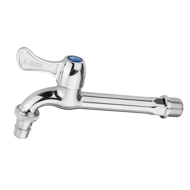Extra Long One Handle Plating Laundry Bathroom Kitchen Wall Mounted Extra Long One Handle Plating Laundry Bathroom Kitchen Wall Mounted Sink Faucet Tap Zinc Alloy