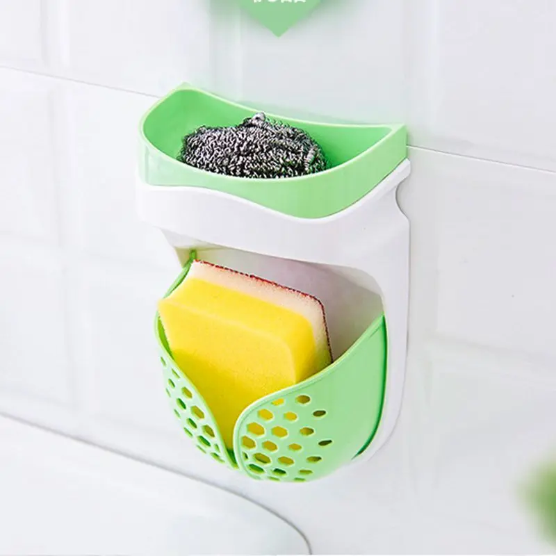 Двойной Пластик присоски мыло Зубная щётка Box блюдо держатель сливная эстакада Ванная комната Душ аксессуар - Цвет: Зеленый