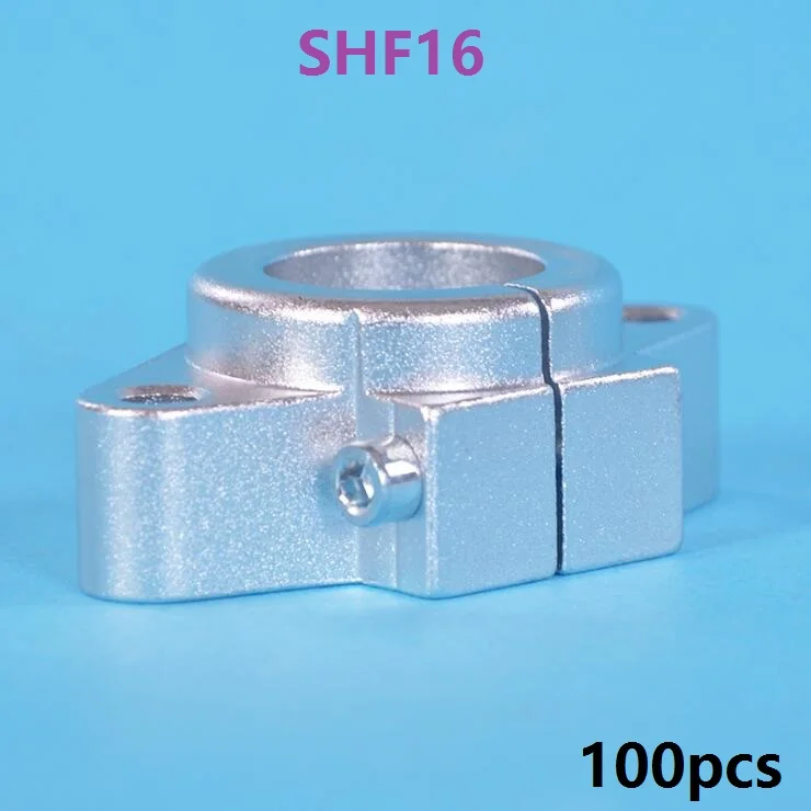 

100 шт. SHF16, алюминиевая фреза 16 мм для линейного стержня, рельсовый вал, поддержка diy XYZ, Настольный фрезерный станок с ЧПУ