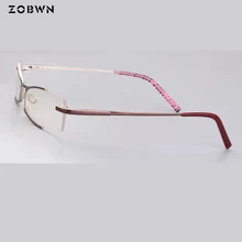 Классические очки с полуободком оптом модные женские оправа для очков Мужская оптическая оправа унисекс-Компьютер очки для чтения