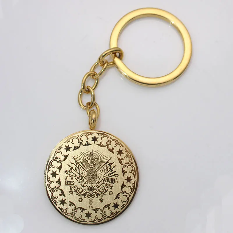

ISLAM Muslim Arab Coin Turkey Coins Ottoman stainless steel key chains