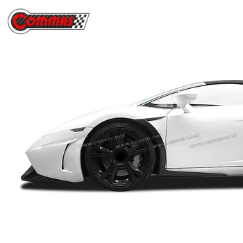 

COMMAS Carbon Fiber Auto Parts For Gallardo LP550 LP560 LP570 Fenders Trim Strip Carbon Decoration Car Modification
