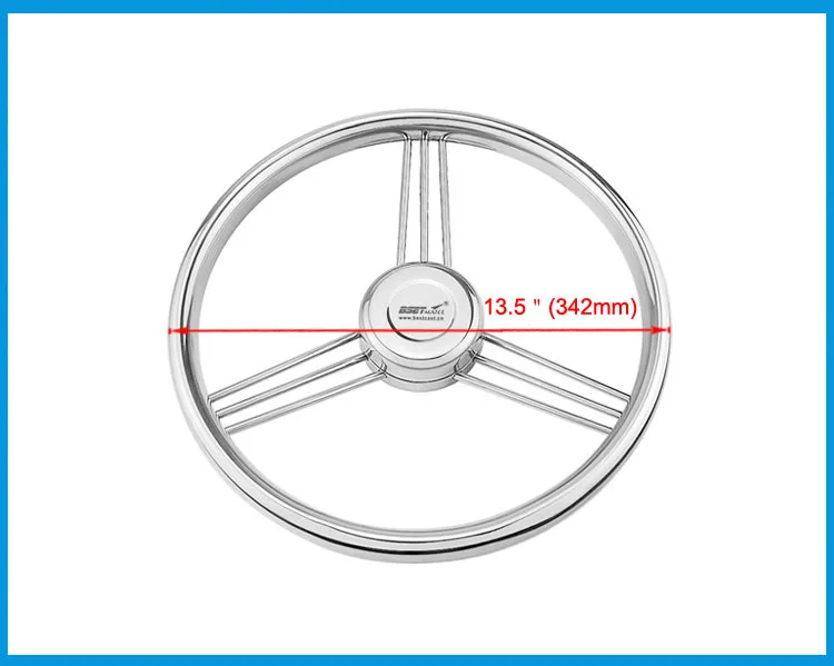 316 stainless steel marine steering wheel yacht speedboat rudder hydraulic steering gear system (6)