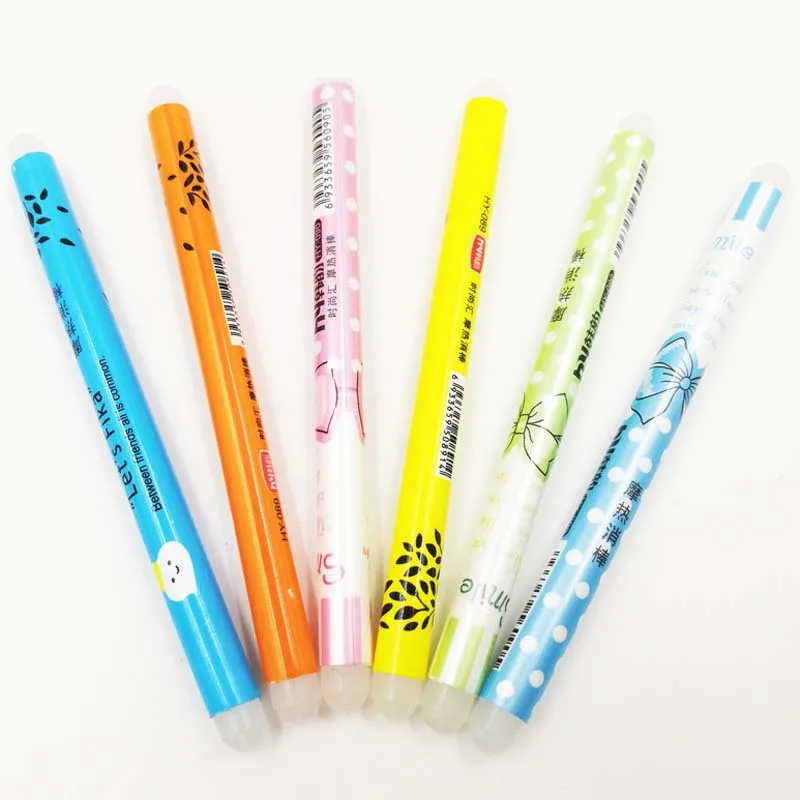 JOUDOO Cute Cartoon Print Magic Eraser for Gel Pen Revise Rubber