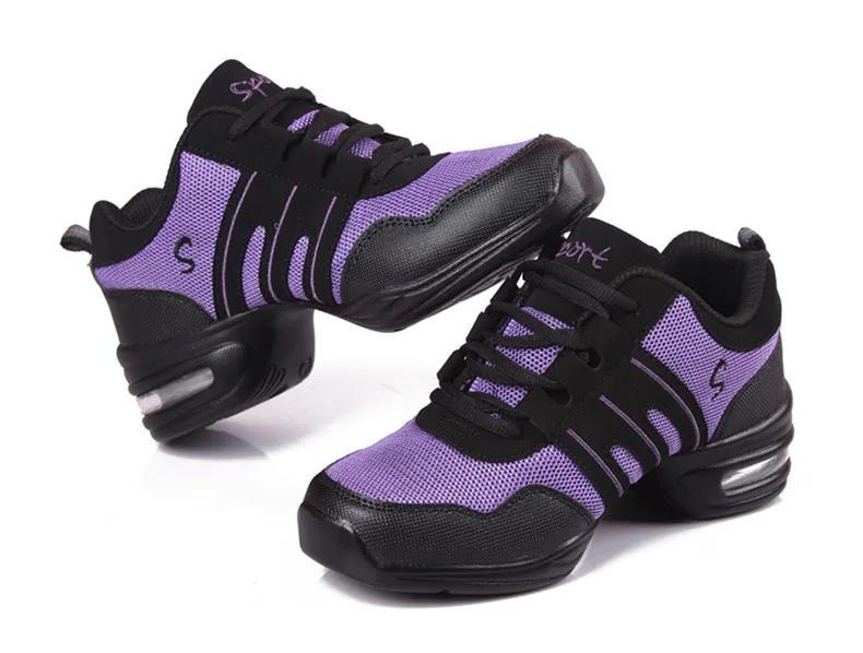 2019 sneaker women shoes Sports Feature Soft Outsole Breath Dance Shoes Sneakers For Woman Practice Shoes Modern Dance Jazz Shoes (11)