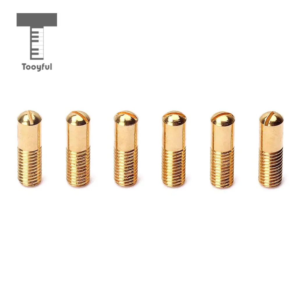 Pack of 6 Pieces Humbucker Guitar Pickup Steel Pole Mounting Screws for