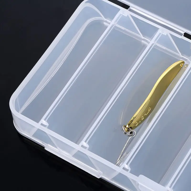 

Fishing Toolbox Double-sided Rotator Plastic Bait Box Multi-function Fly Fishing Box Storage Tool Fishing Accessories