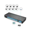 BESDER 802.3af/at 8CH POE коммутатор 10 портов 10/100 Мбит/с CCTV коммутатор 250 передача сигнала 8 портов POE s 1 NVR + 1 порт Uplink 123,2 Вт ► Фото 3/6