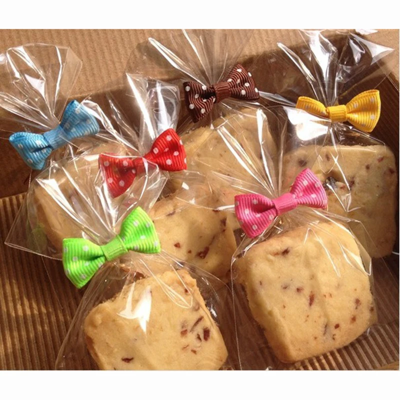 

100pcs Bow Knot Packing Ties Candy Package Bags Decoration Lollipop Decoration Birthday Party Supplies Wedding Decoration