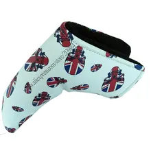 Новые высококачественные Гольф Шлем Cooyute череп шаблон PU Гольф Putte шлем унисекс 4 вида цветов кожух для головки клюшки для гольфа