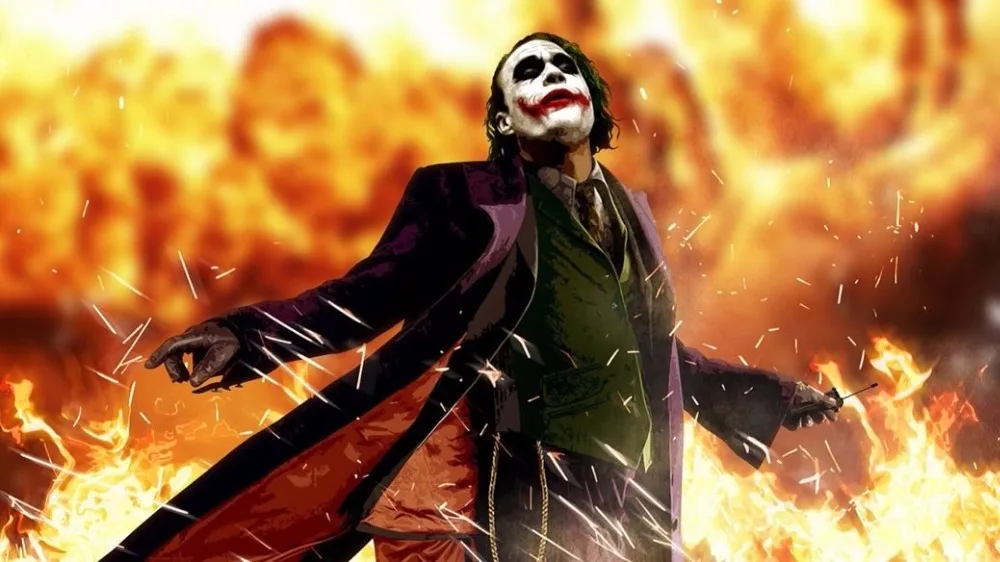 

Joker - Batman The Dark Knight Silk Poster Art Bedroom Decoration 2635