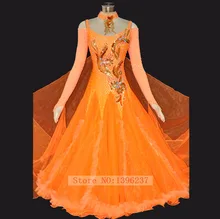 Ballroom Dance Dress Customized Waltz Tango Flamenco Dancing Costume Women Standard Ballroom Competition Dance Dresses