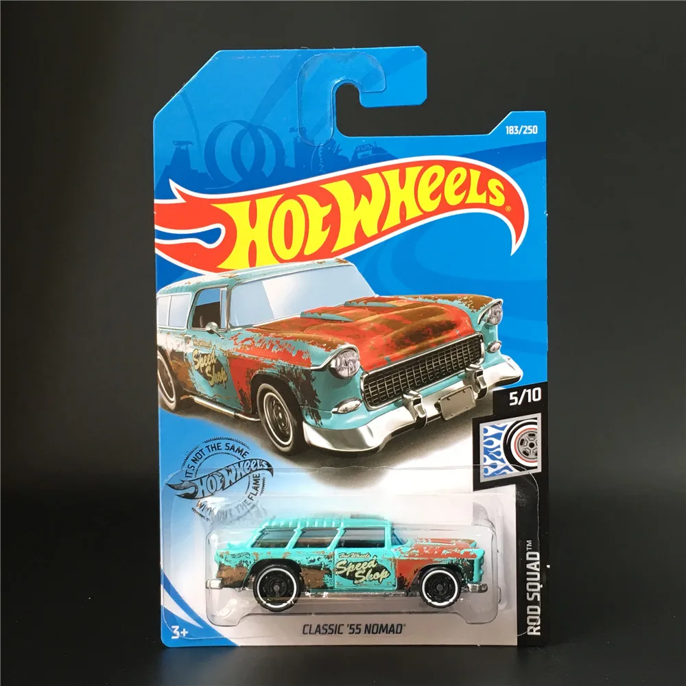 

2019 Hot Wheels 1:64 Car CLASSIC 55 NDMAD Collector Edition Metal Diecast Cars Collection Kids Toys Vehicle For Gift