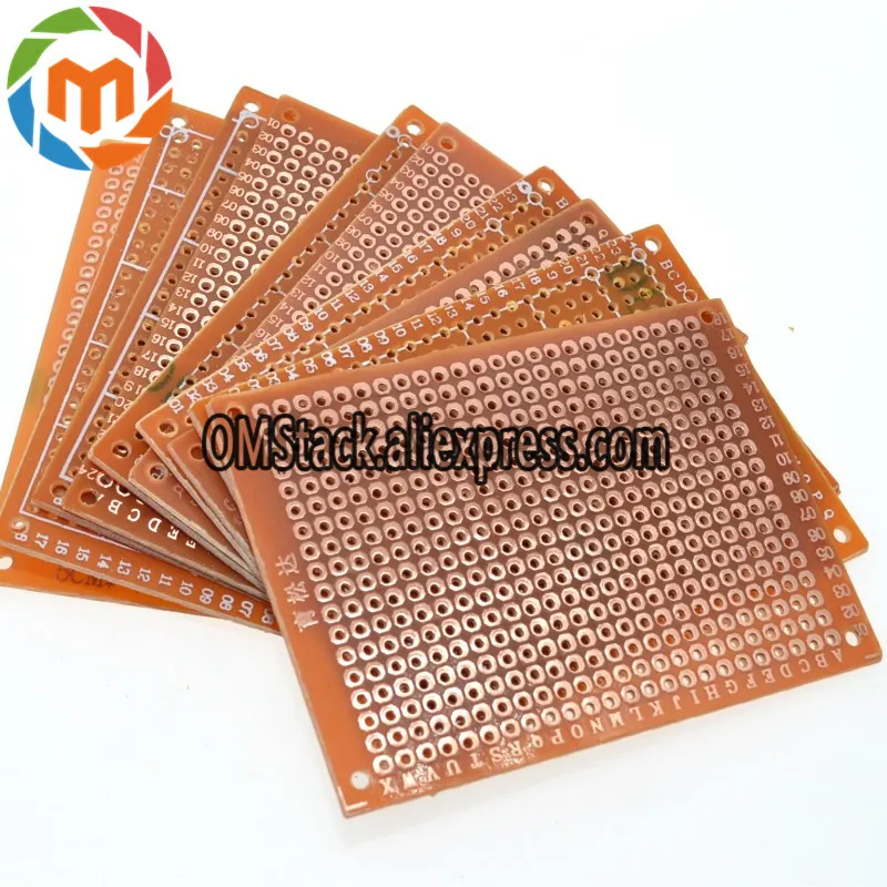 10 шт. 5*7 5x7 печатной платы PCB 5 см 7 DIY Прототип Бумага универсальный совет
