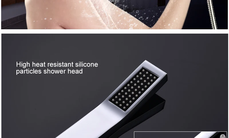 10'' Thermostatic Shower Systems Mixer Valve Set Install The Box Mixing Valve Handheld Bathroom Fold The Faucet Bath Shower Set (23)