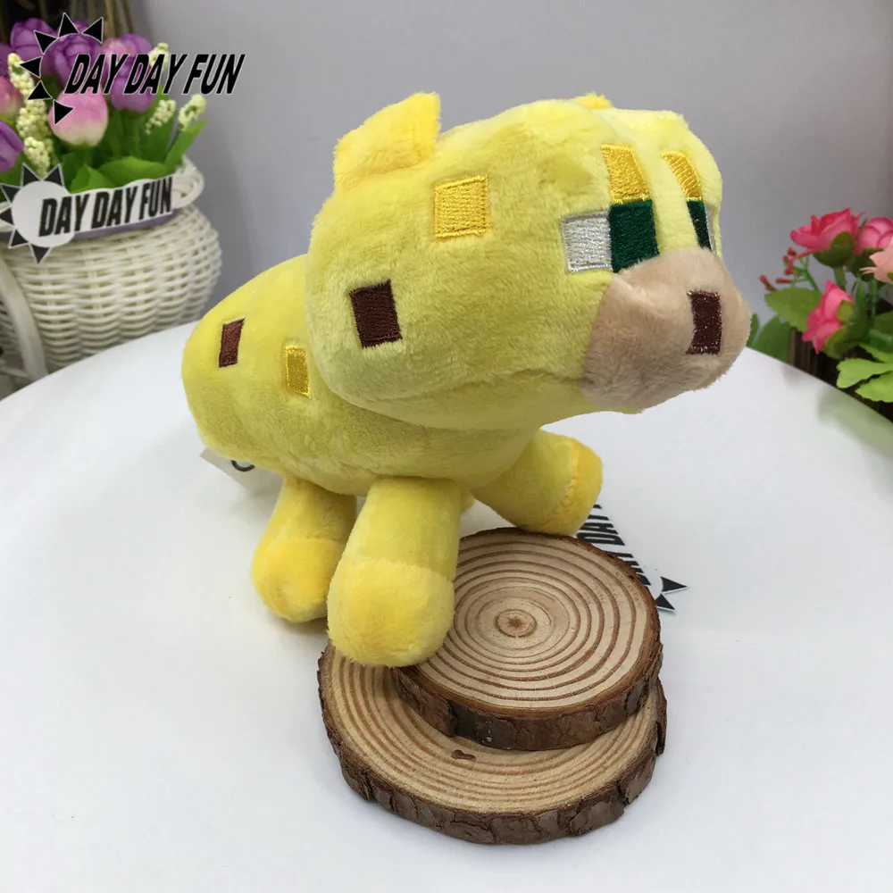 Хит Ocelot 24 см Minecraft плюшевая кукла мягкая черная Enderdragon EnderMan для мальчиков детей на