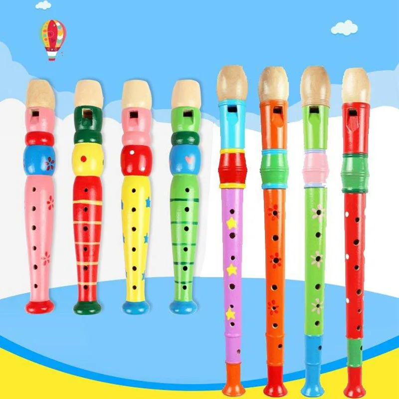 4pcs baby wooden music instrument toys/ Kids infant playing type music instrument for children ...