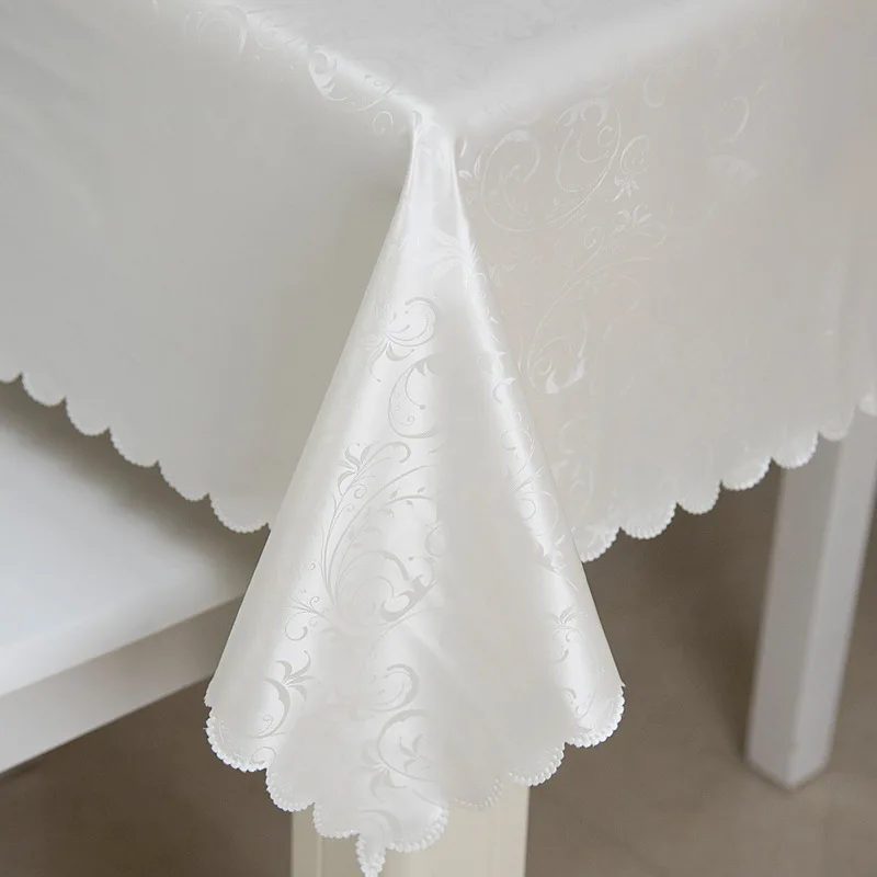 Meijuner European style tablecloth Waterproof anti rust oil Disposable cloth restaurant pvc