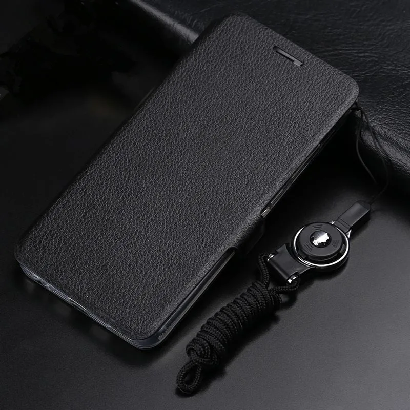 Классический Кожаный чехол-книжка чехол для Meizu M5 M6 Note 8 9 чехол A5 M5c M5s M6s S6 X8 книжная Обложка для бумажника, кожаная узор Бизнес чехол - Цвет: Black