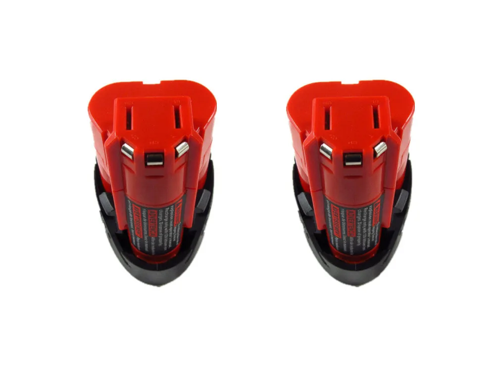 

Abakoo 12V 2000mAh LI-ION battery Rechargeable Power Tool Battery For Milwaukee M12 48-11-2401 48-11-2440 L10