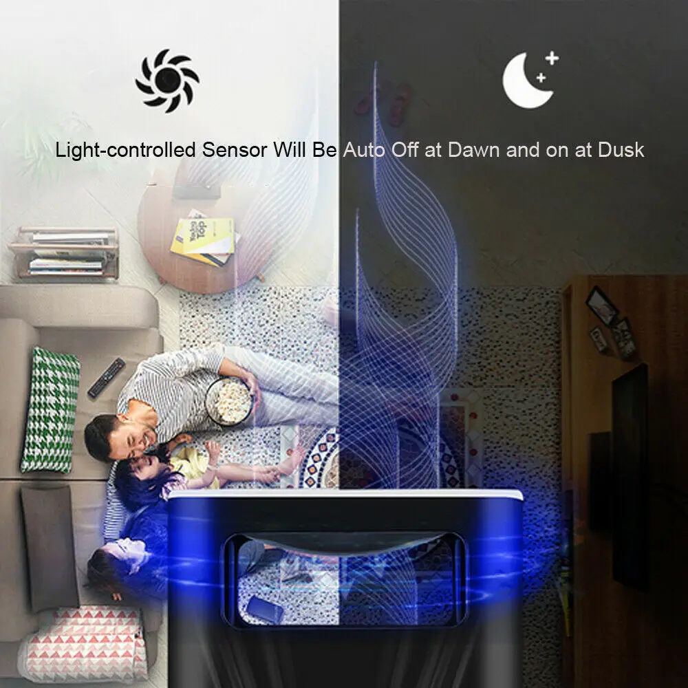 Бионический фиолетовый светильник USB фотокаталитический репеллент ...