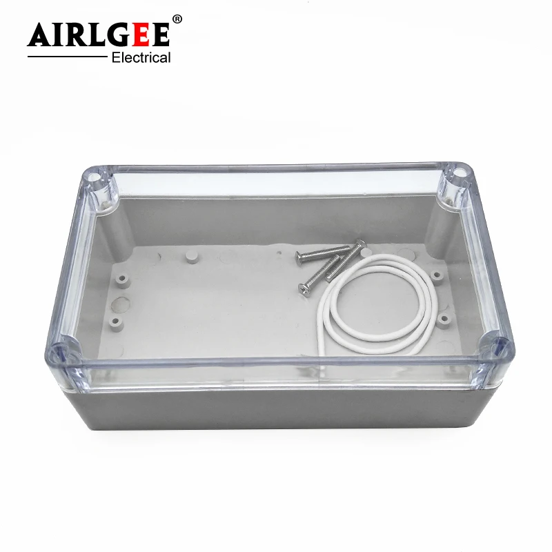 Controles eléctricos ABS Caja IP65 400x300x170mm gris con puerta transparente Controles eléctricos ABS Caja IP65 400x300x170mm gris con puerta transparente