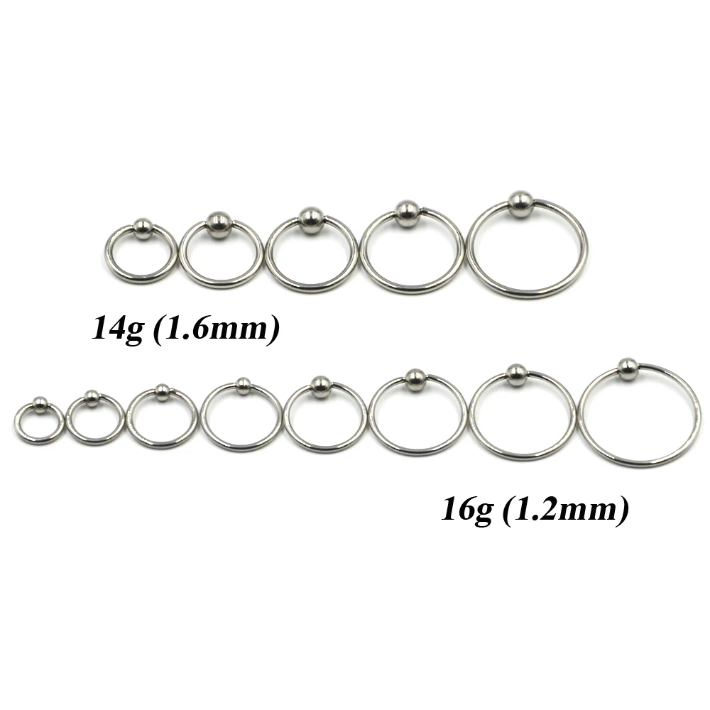 Mandala Surgical Steel CBR Septum Tragus Cartilage Ring 16G 14G Mandala Surgical Steel CBR Septum Tragus Cartilage Ring 16G 14G