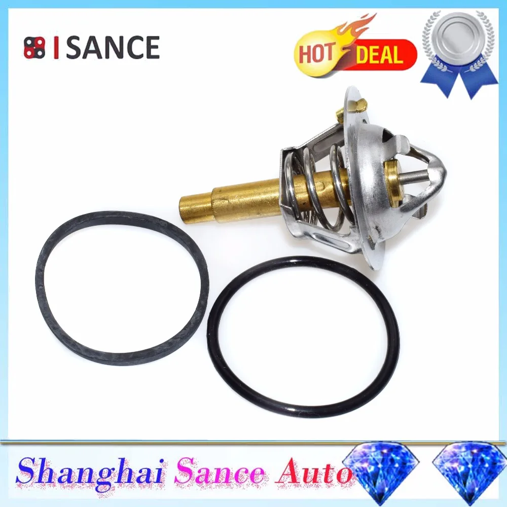 ISANCE Coolant Thermostat O-Rings 2712000015 2712030575 2712030375 345790D  For Mercedes-Benz M271.948 C230 1.8L 2003 2004 2005