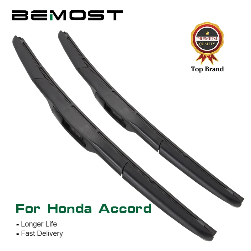 BEMOST Car Front Window Windshield Wiper Blades For Honda Accord Model Year From 1992 To 1998/From 2002 To 2016 Fit U Hook Arm BEMOST Car Front Window Windshield Wiper Blades For Honda Accord Model Year From 1992 To 1998/From 2002 To 2016 Fit U Hook Arm