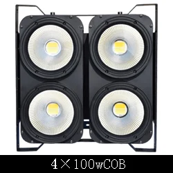 DMX 512 1000W RGB светодиодный стробоскоп высокой яркости внутреннее сценическое освещение - Цвет: 4x100w cob