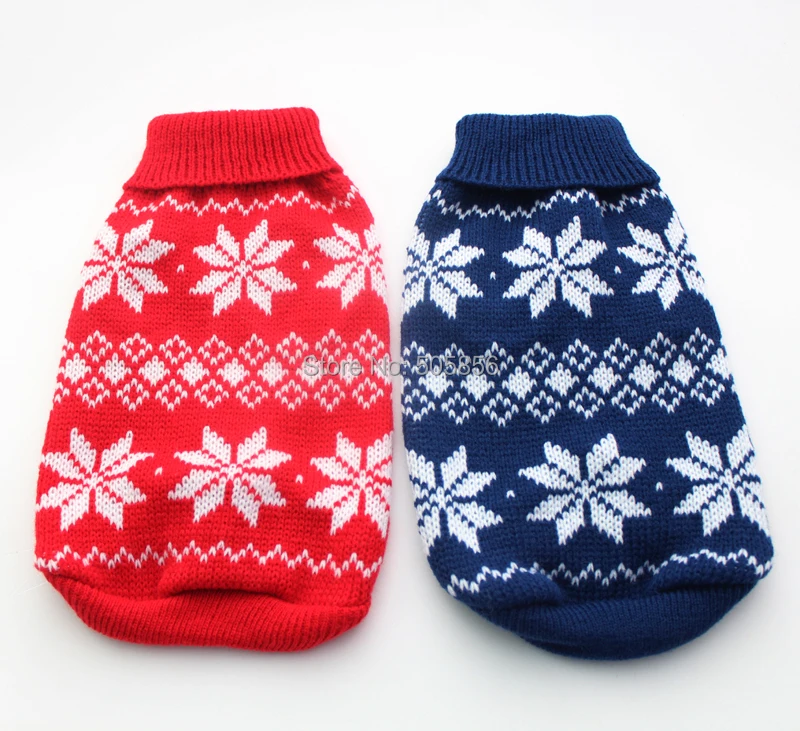 red and blue christmas sweater
