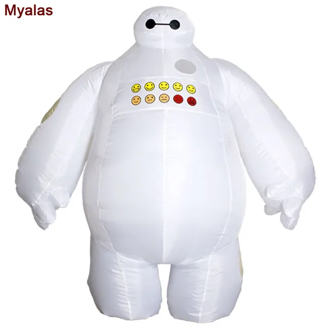 Baymax Opblaasbare Kostuum Big Hero 6 Baymax Halloween Kostuum voor