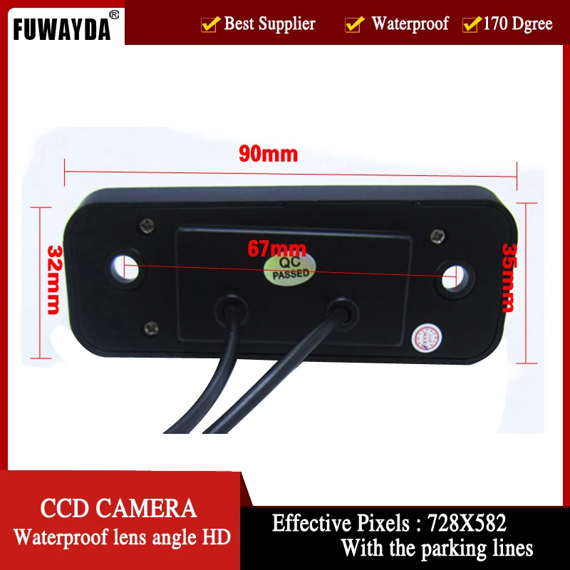 Автомобильная камера заднего вида FUWAYDA CCD для Hyundai Tucson Accent Elantra Terracan Veracruz Sonata 4 3