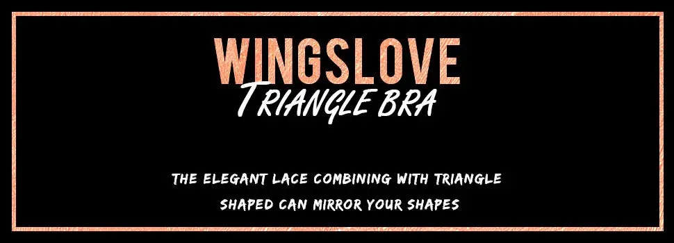 WingsLove женский треугольный бюстгальтер сексуальный полупрозрачный кружевной бюстгальтер без косточек