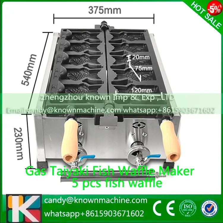 

Korean fish cake Taiyaki maker ice cream filling waffle machine