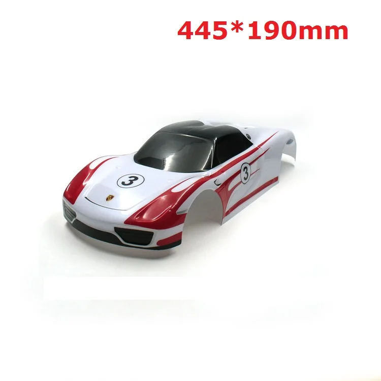 Ewellsold 1/10 RC запчасти для автомобилей 1/10 RC гоночный автомобиль на дороге Дрифт Окрашенный корпус из ПВХ несколько вариантов 94122 - Цвет: Бургундия